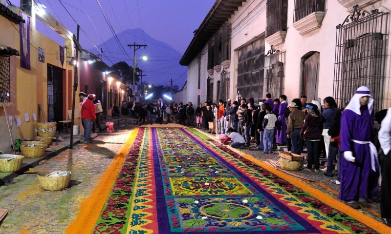 PÁSCOA - Guatemala - Celebração da Semana Santa em Antigua
