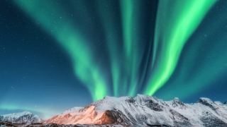 Noruega Inverno Aurora Boreal